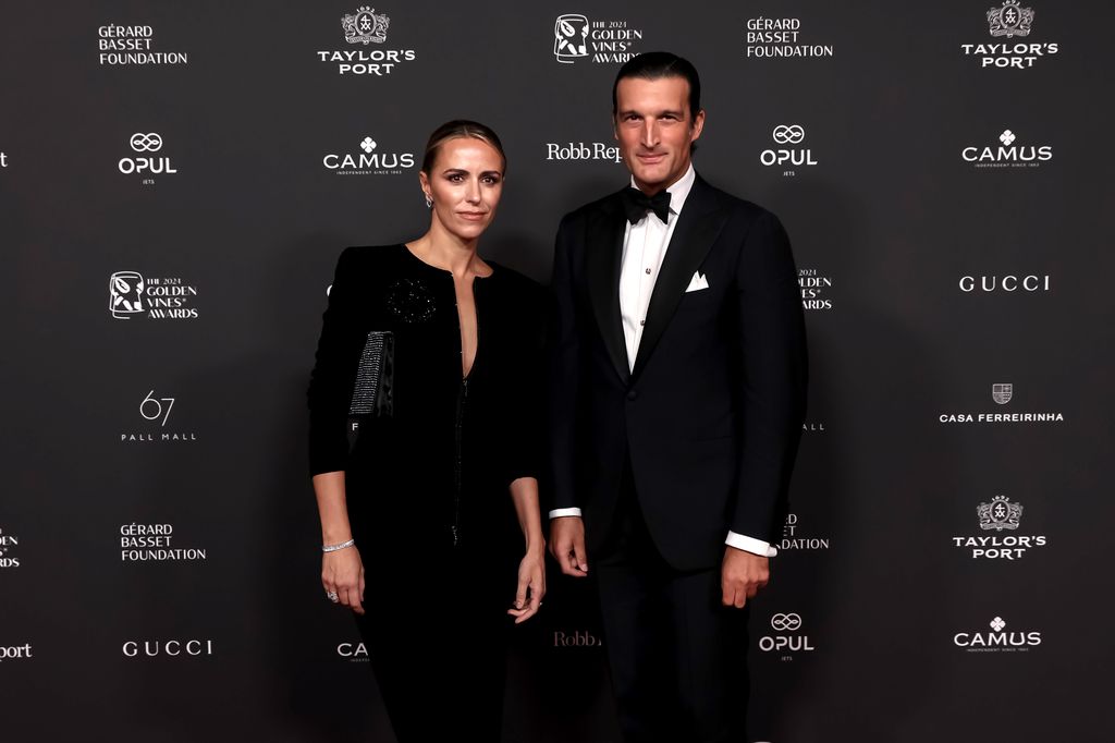 Laura Vecino y Rafael de Medina en The 2024 Golden Vines® Awards Gala en el Palacio Cibeles.