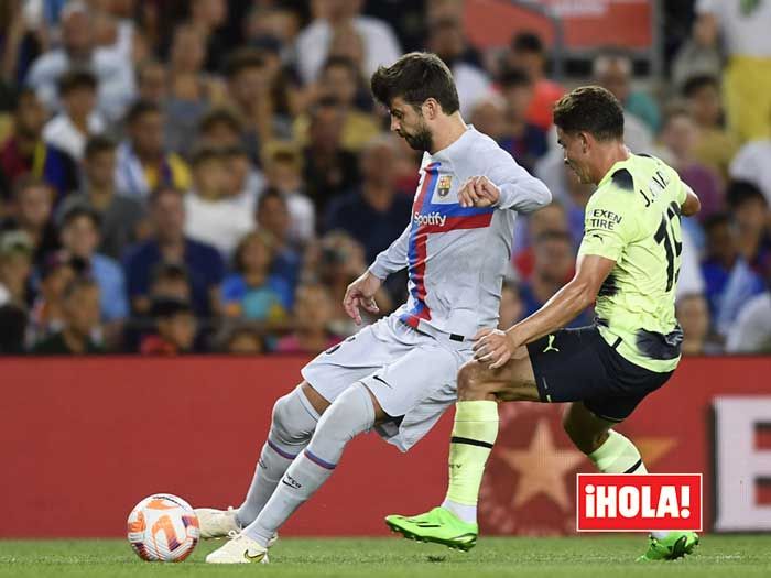 Gerard Piqué con el F.C Barcelona