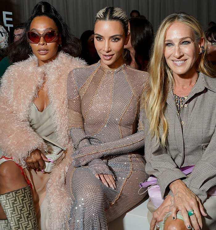 Kim Kardashian junto a Sarah Jessica Parker en Nueva York