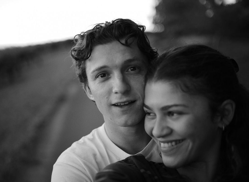 Zendaya y Tom Holland en una foto publicada en 2023.