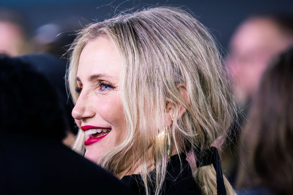 Cameron Diaz, actress, comes to the special screening of the movie "Back in Action" at the Zoo Palast. Photo: Christoph Soeder/dpa (Photo by Christoph Soeder/picture alliance via Getty Images)