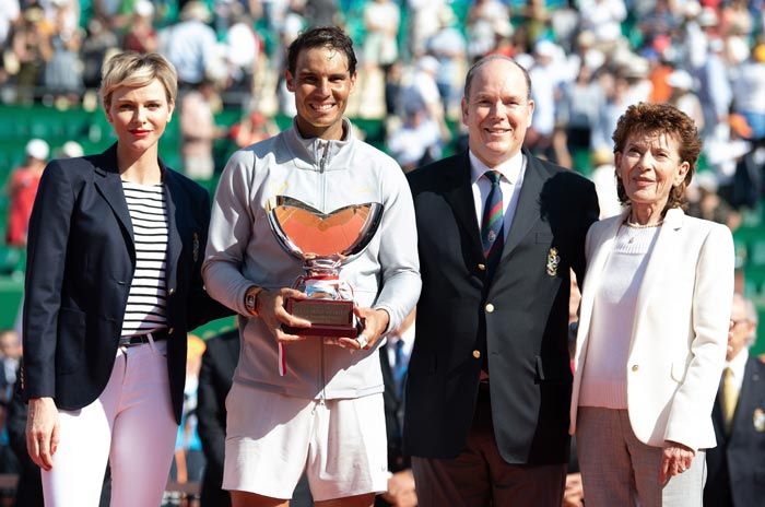 Rafa Nadal y Alberto de Mónaco