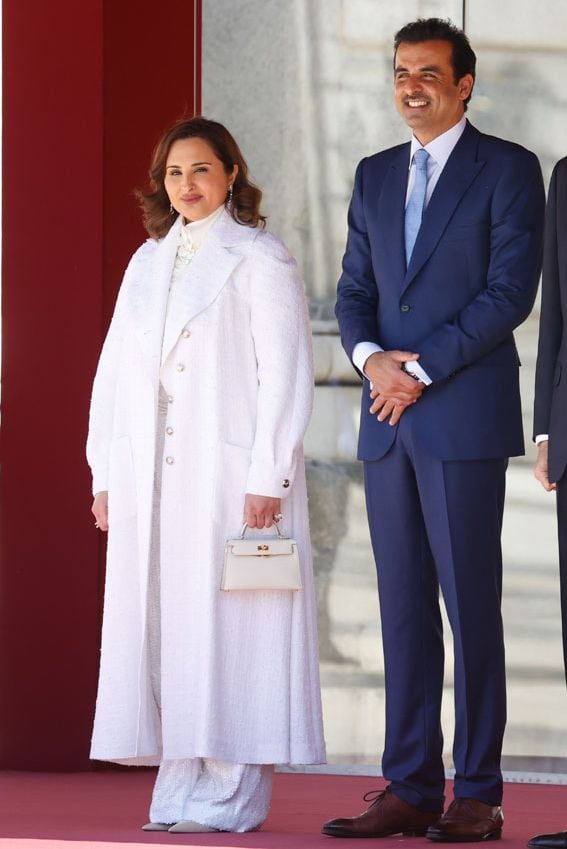  jeque Tamim Bin Hamad Al Thani, emir de Catar, y a la jequesa Jawaher Bint Hamad Bin Suhaim Thani, que se encuentran de visita de Estado en nuestro país.