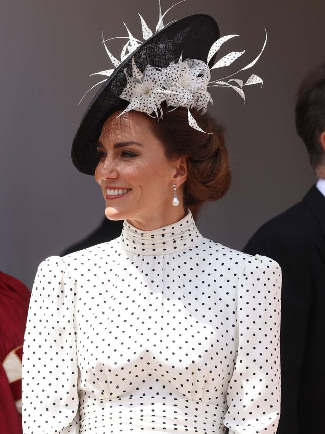 Kate Middleton vestido de lunares