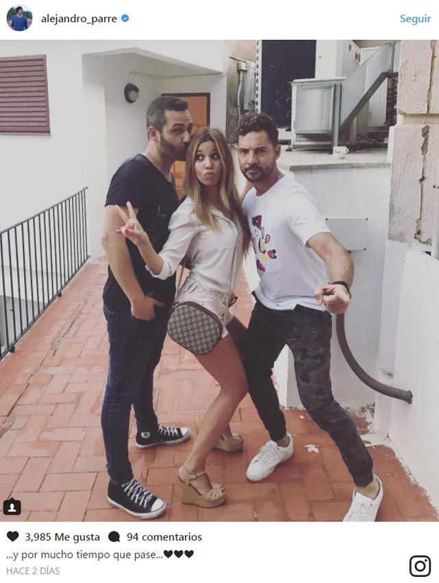 David Bisbal, Alejandro Parreño y Natalia