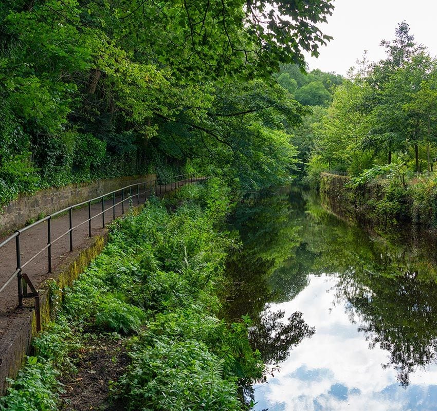 Sendero Leith, Edimburgo, Escocia