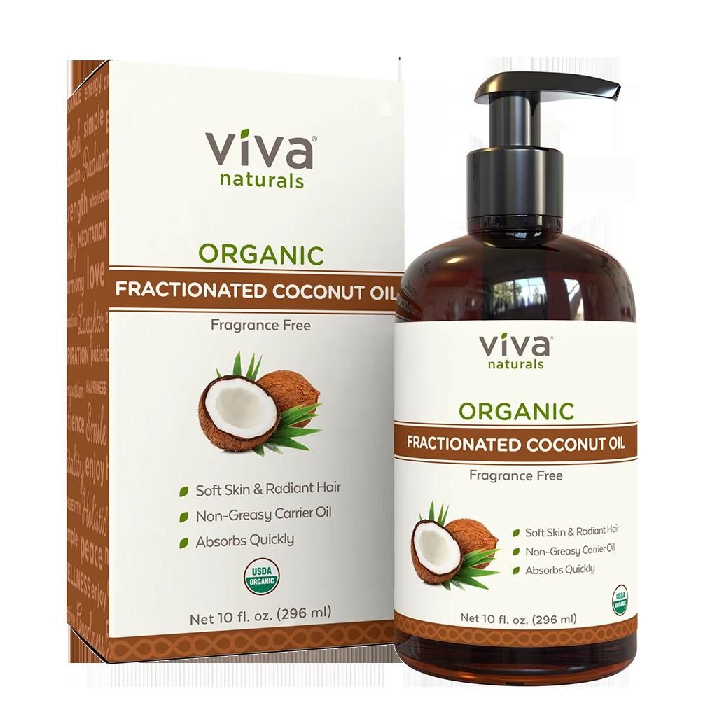 organic fractionated coconut oil de viva naturals