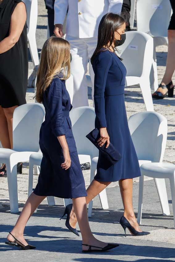 Reina Letizia e infanta Sofía