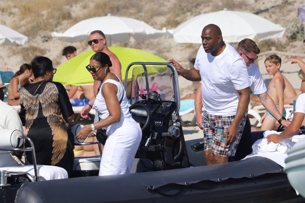 Magic Johnson en Ibiza