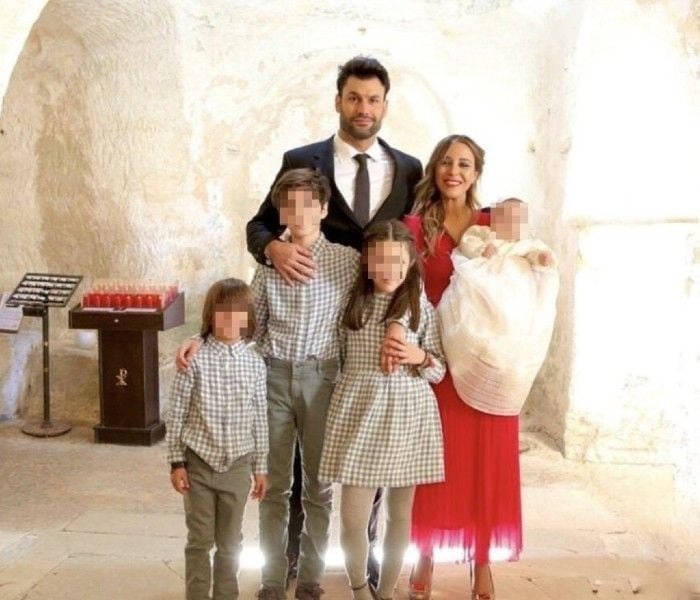 Jorge y Alicia con sus hijos