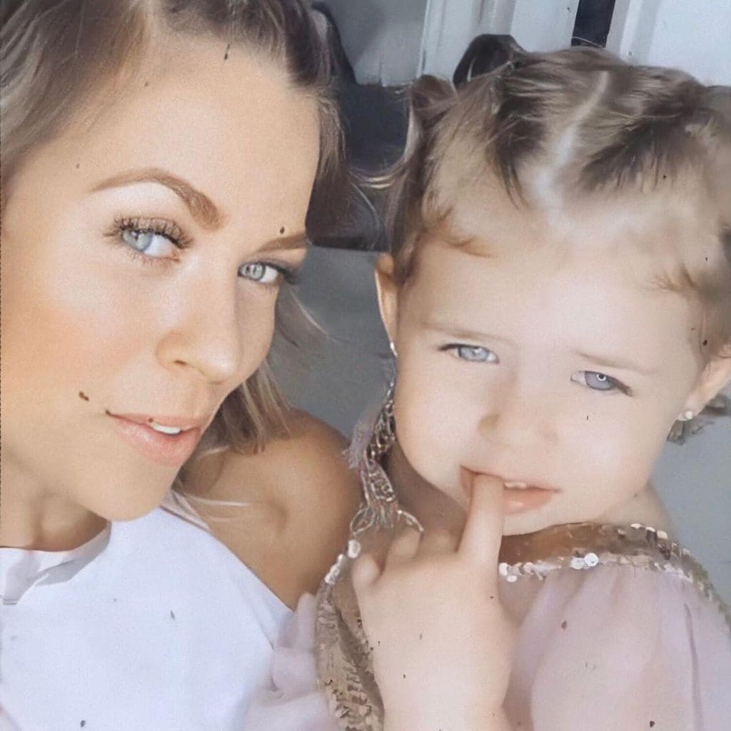 Ximena Duque y su hija Luna