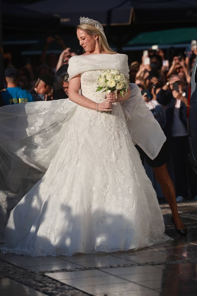 Vestido de novia de Teodora de Grecia