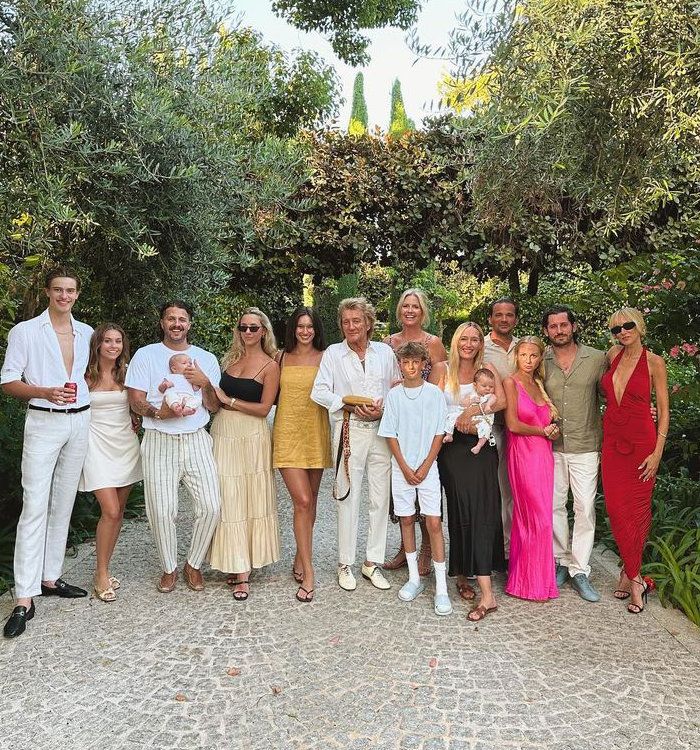 Familia de Rod Steward en Marbella