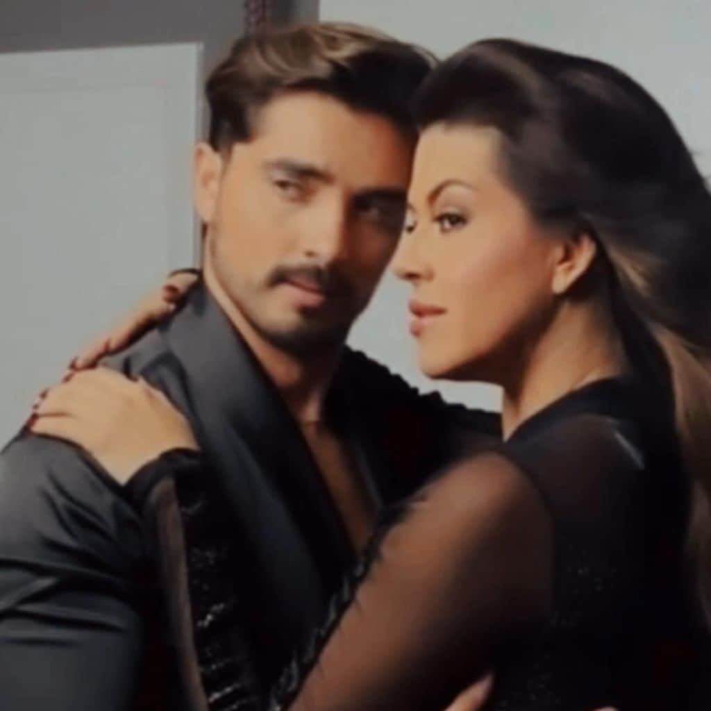 Christian Estrada y Alicia Machado