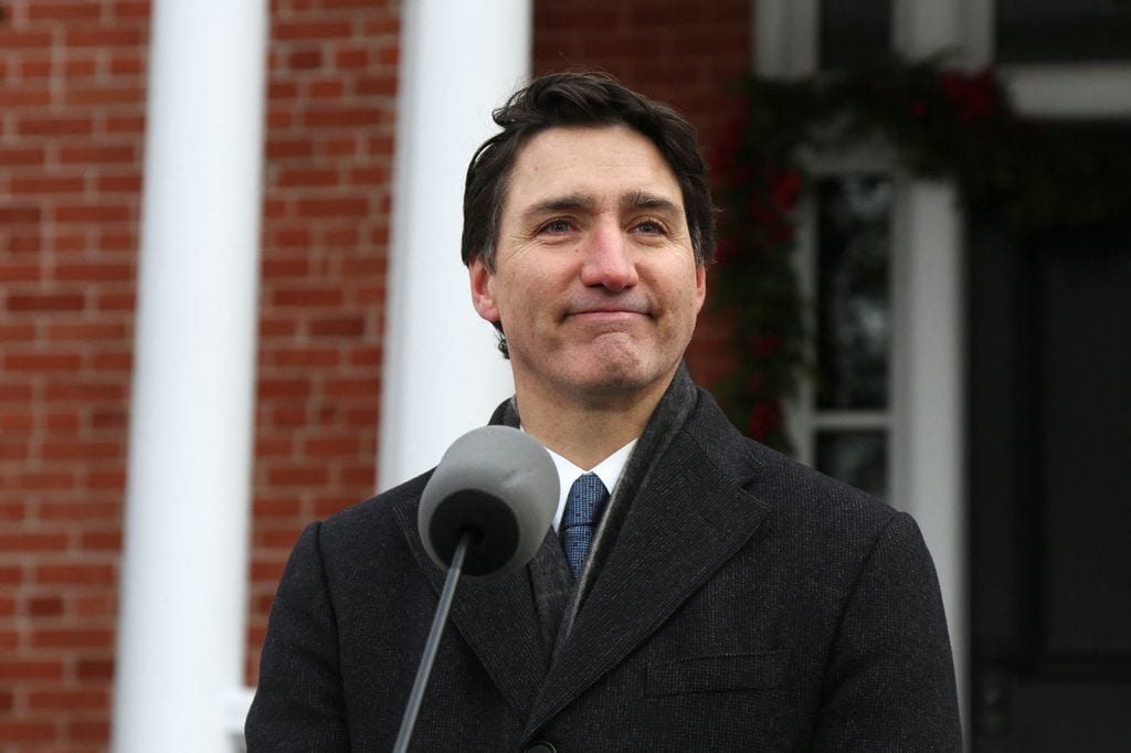  Justin Trudeau se mostró conmovido al anunciar su renuncia como primer ministro.