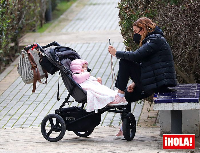 Toñi Moreno con su hija Lola