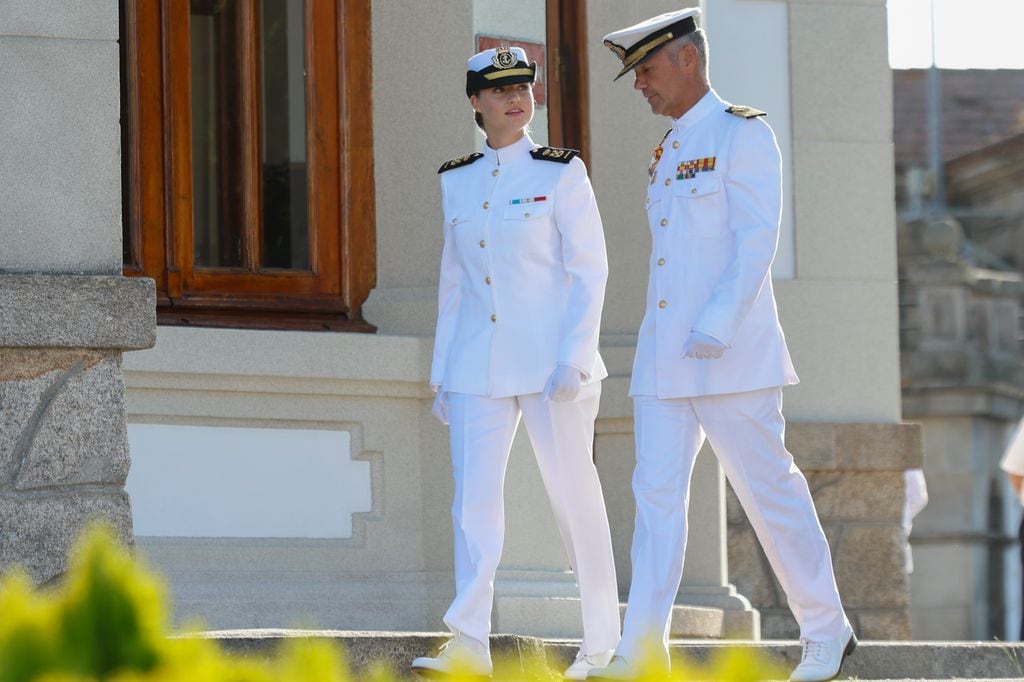 La princesa Leonor ingresa a la Escuela Naval de Marin