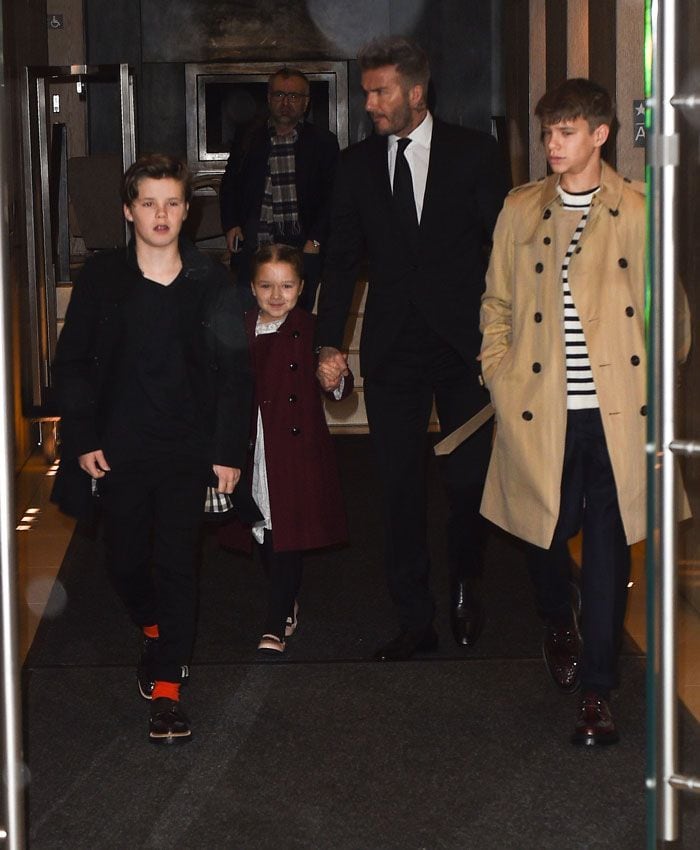 familia beckham david hijos