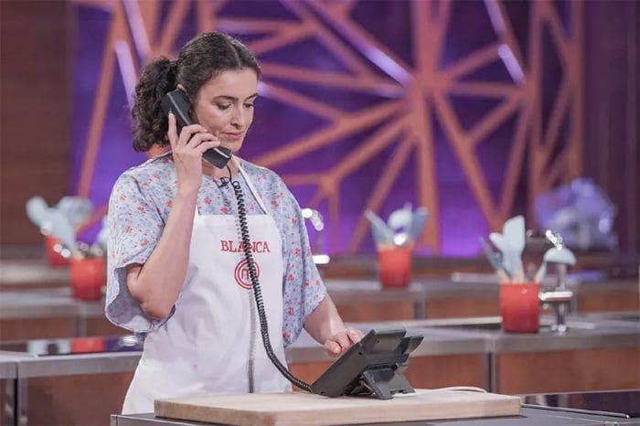 Blanca Romero en la semifinal de MasterChef celebrity