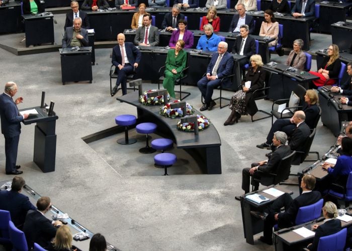 Los reyes Carlos III y Camilla visitan Alemania