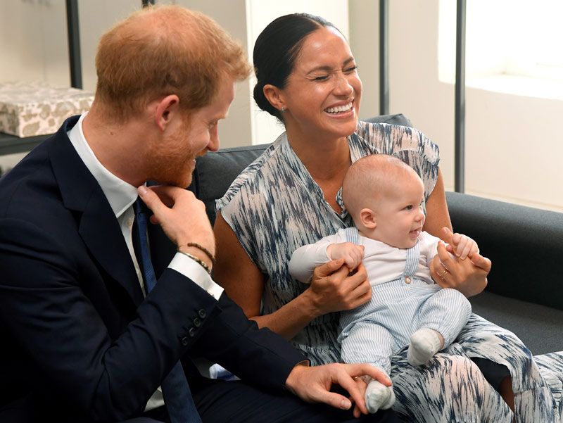 Harry, Meghan Markle y Archie