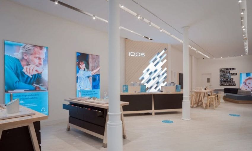 IQOS boutique en plena Rambla de Barcelona