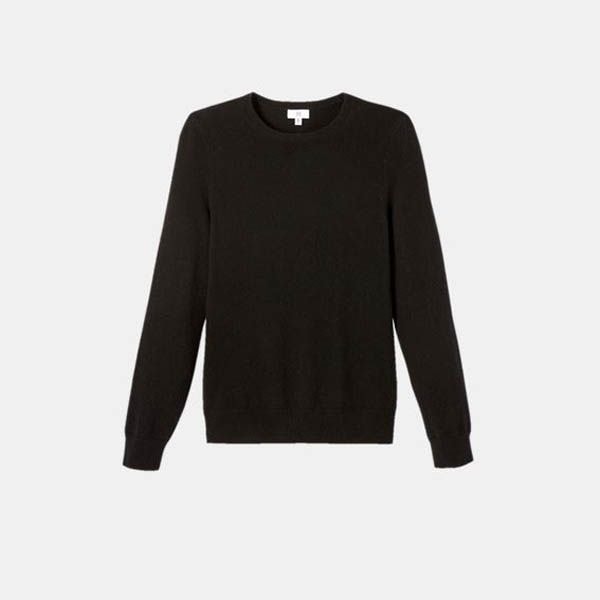 jersey negro cashmere laredoute