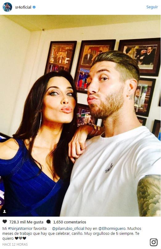 Sergio Ramos y Pilar Rubio