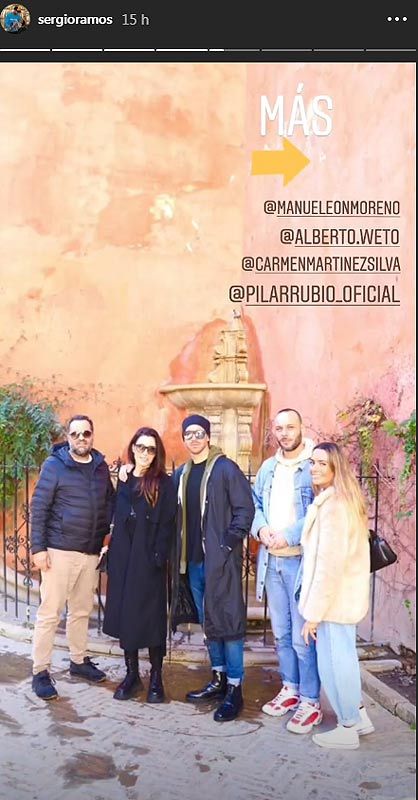 ¡Con un guía de excepción! Pilar Rubio, una intrépida turista en la tierra de Sergio Ramos