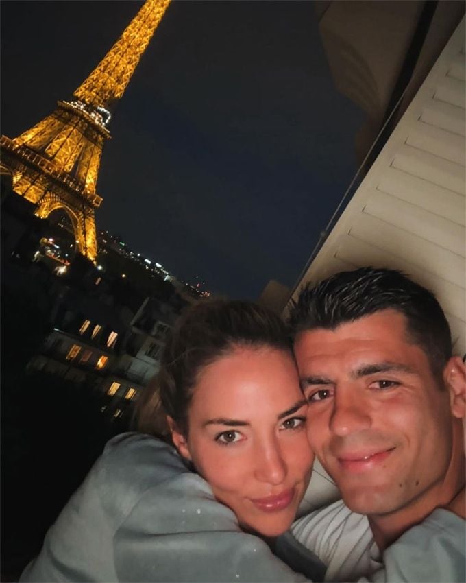 Álvaro Morata y Alice Campello, romántica escapada a París