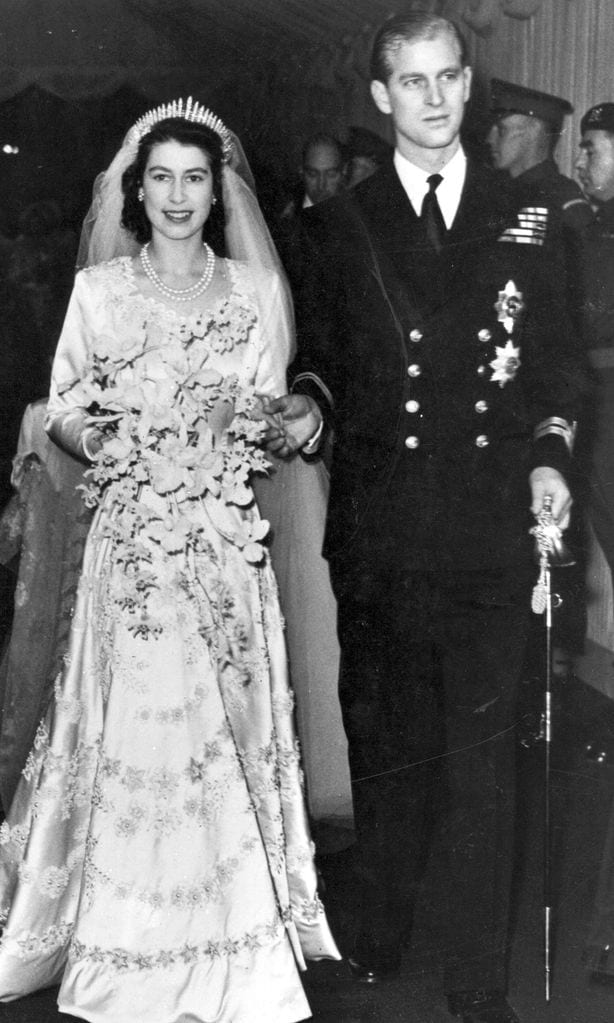 Reina Isabel y el príncipe Felipe