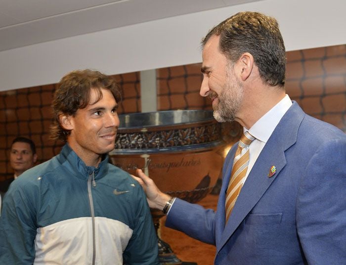 Felipe VI y Rafa Nadal