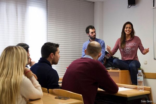 FOTO: Belén Simón, Profesora de edición y montaje en el Máster de Periodismo Deportivo de Villanueva en Centro Universitario Villanueva 