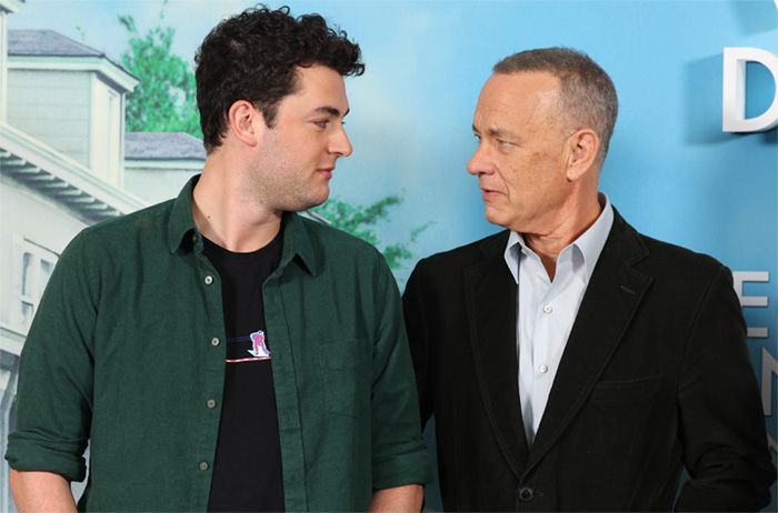 Tom Hanks y su hijo
