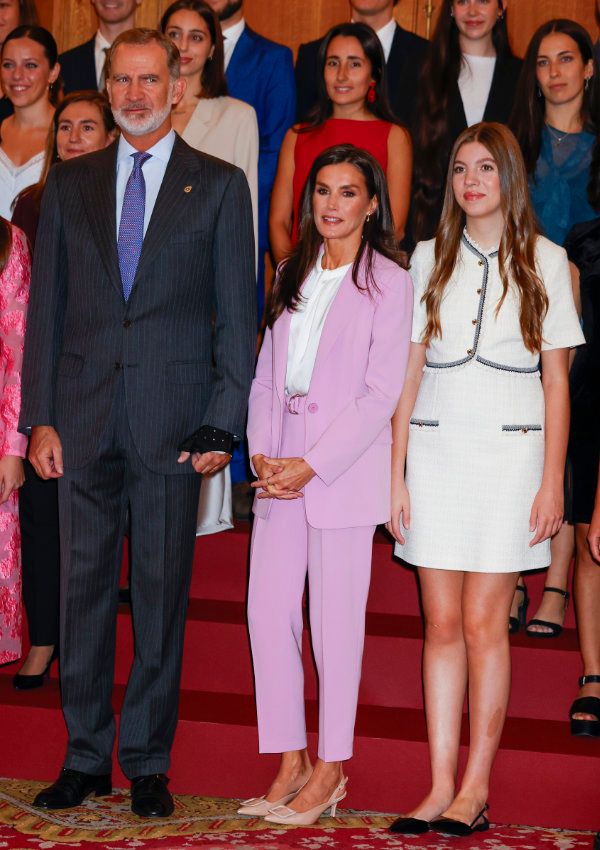 La Familia Real Española en la Audiencia de los Premios Princesa de Asturias