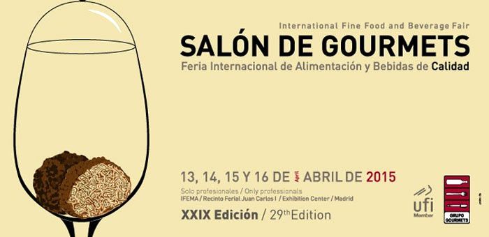 Cartel de la edición número 29 del 'Salón de Gourmets' que acoge Madrid del 13 al 16 de abril.
