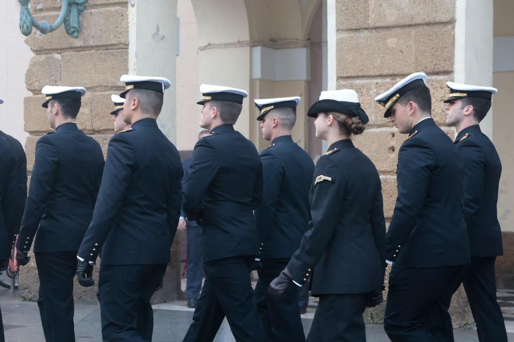 LA PRINCESA LEONOR VISITA EL AYUNTAMIENTO DE CADIZ A 24 HORAS DE PARTIR CON EL BUQUE JUAN SEBASTIAN ELCANO