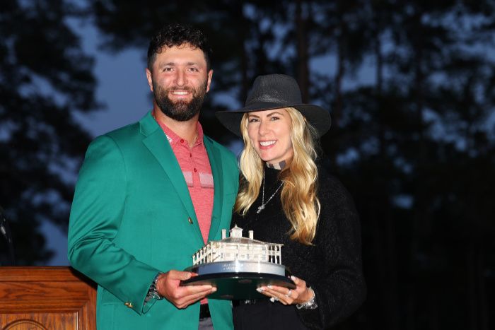 Jon Rahm y su mujer Kelley Cahill