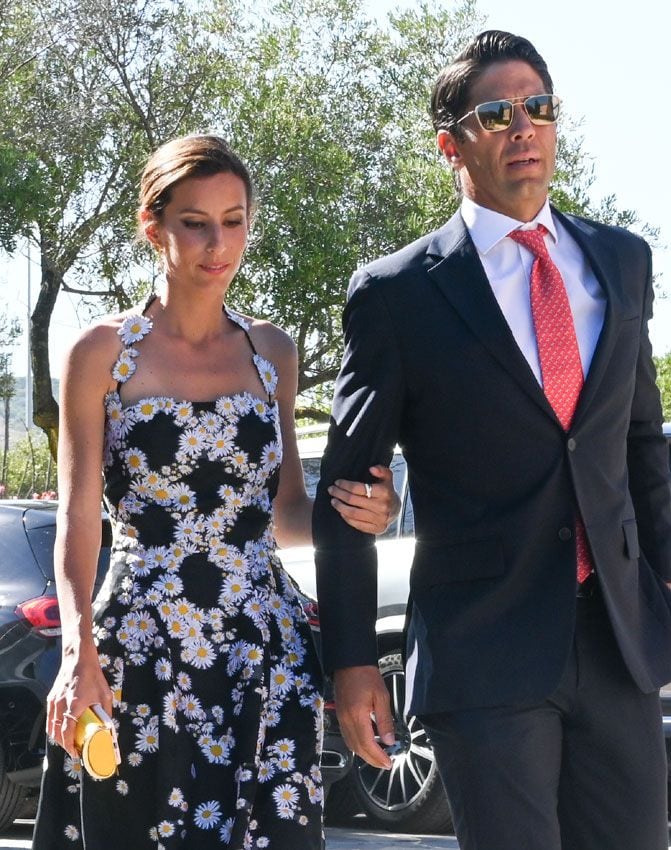 Boda de Álvaro Castillejo y Cristina Fernández: el vestido de margaritas de Ana Boyer