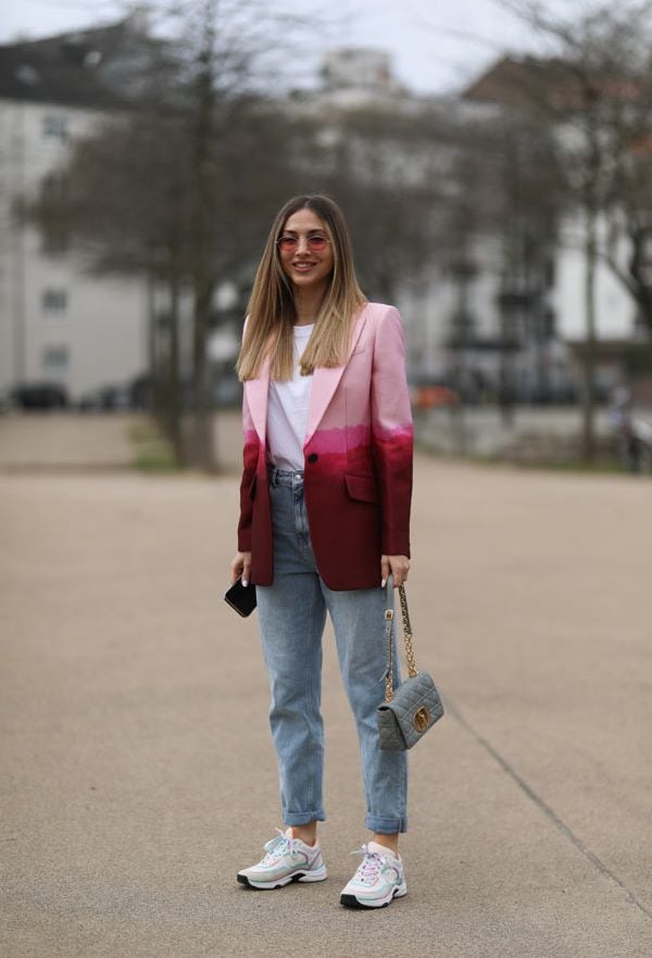 look blazer vaqueros