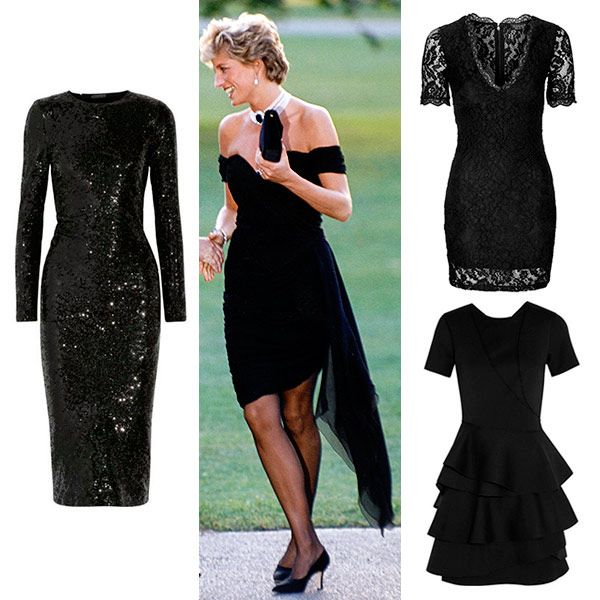 Diana de Gales y el little black dress o 'vestido de la venganza'.
