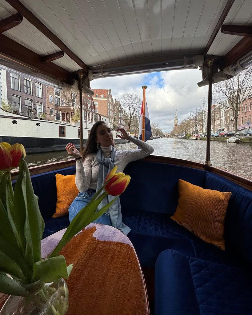 Rebeca Toribio y Miguel Ángel Silvestre en su viaje a Ámsterdam