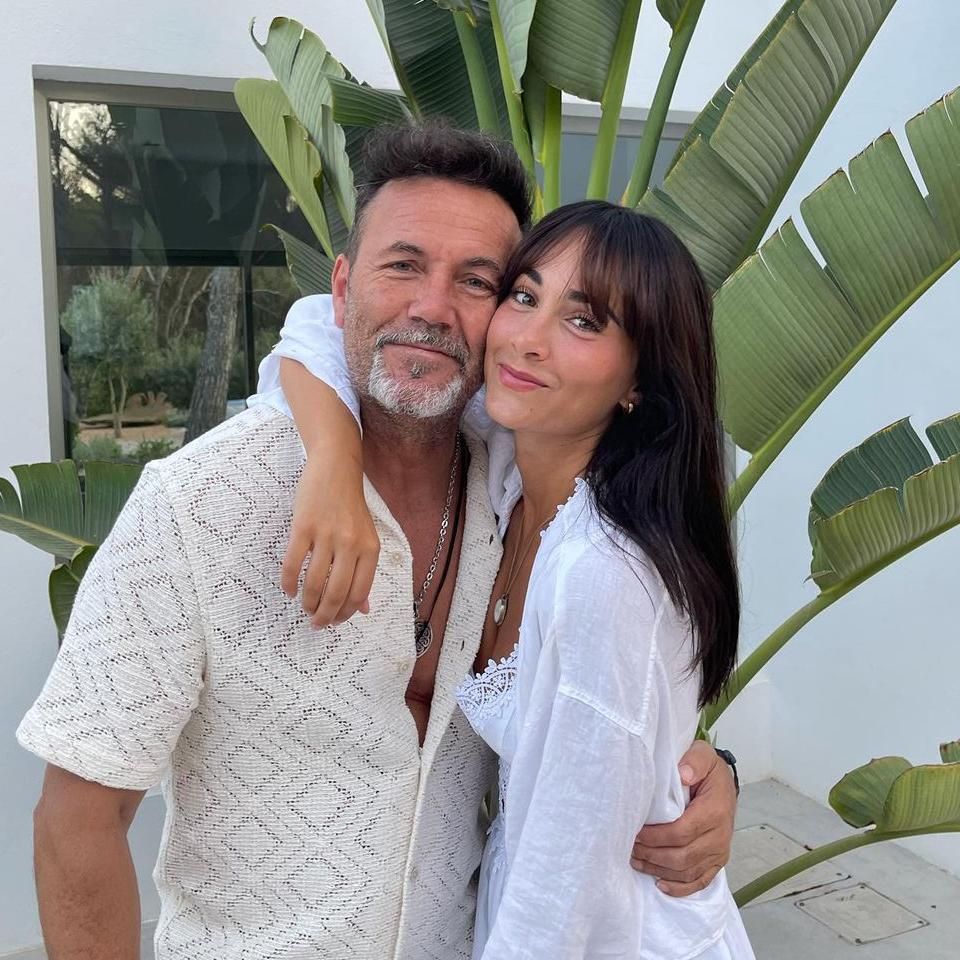 Aitana y su papá, Cosme Ocaña