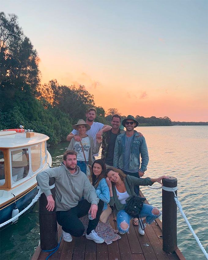 La familia Hemsworth