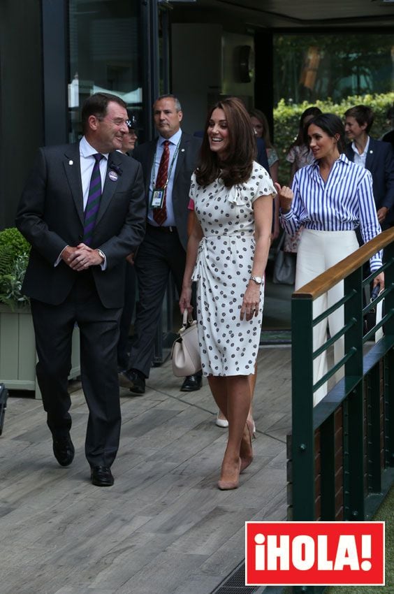 Katherine y Meghan en la final de Wimbledon