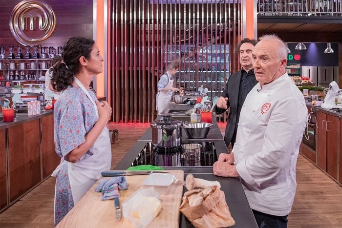 Blanca Romero paró la broma de Xavier Deltell en MasterChef celebrity