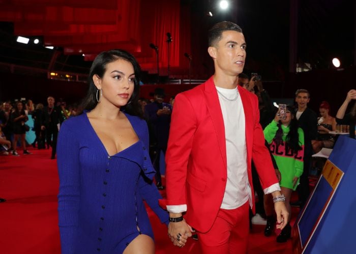 Georgina Rodríguez y Cristiano Ronaldo en MTV EMAs 2019