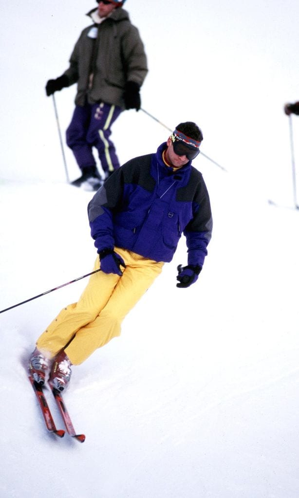 Rey Felipe VI estilo de esquiar