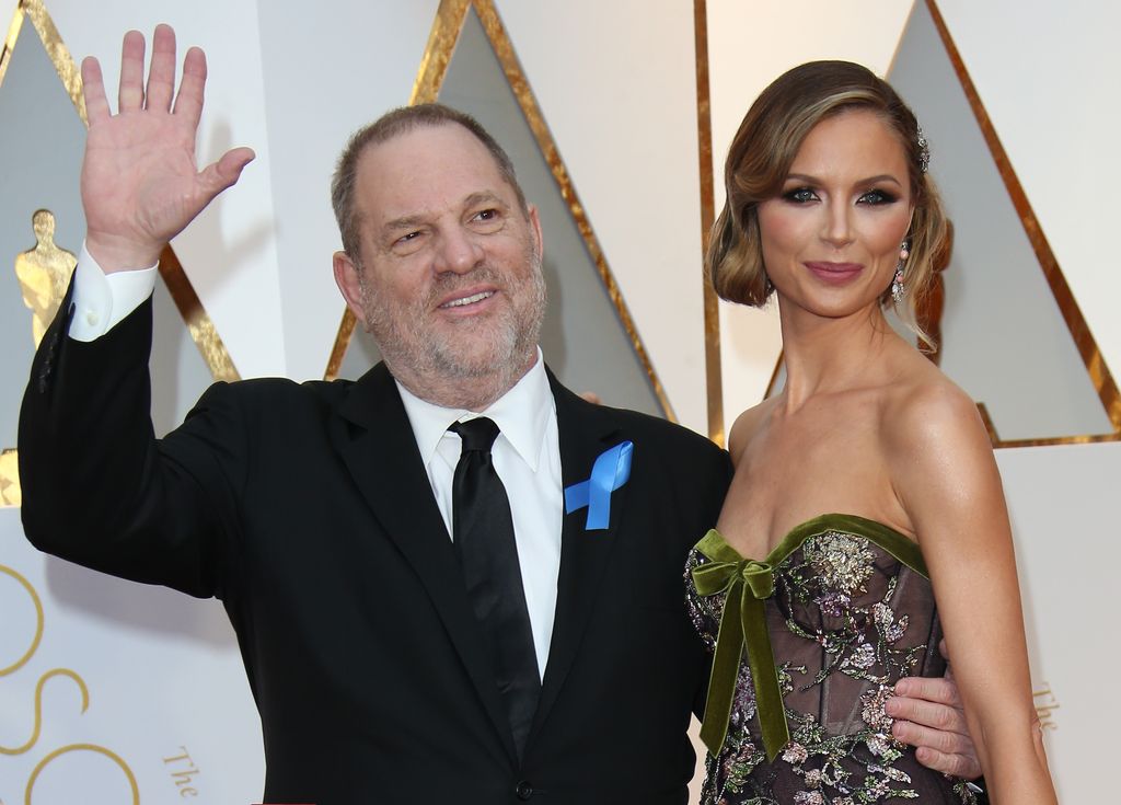 Harvey Weinstein y Georgina Chapman en la Gala de Premios de la Academia de Hollywood