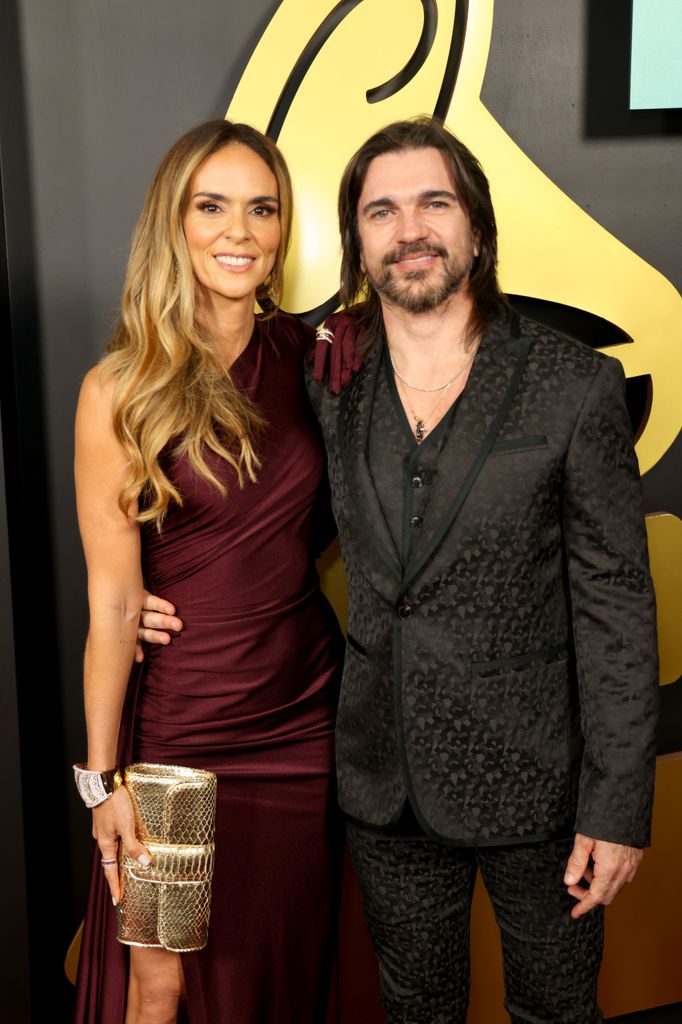 Juanes y su esposa Karen Martí­nez en la Gala Persona del Año en Miami